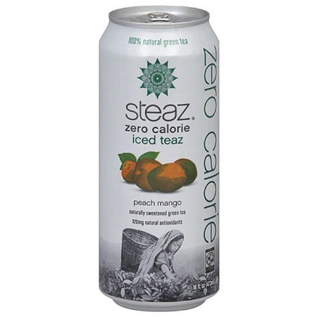 steaz mango peach tea natural walmart