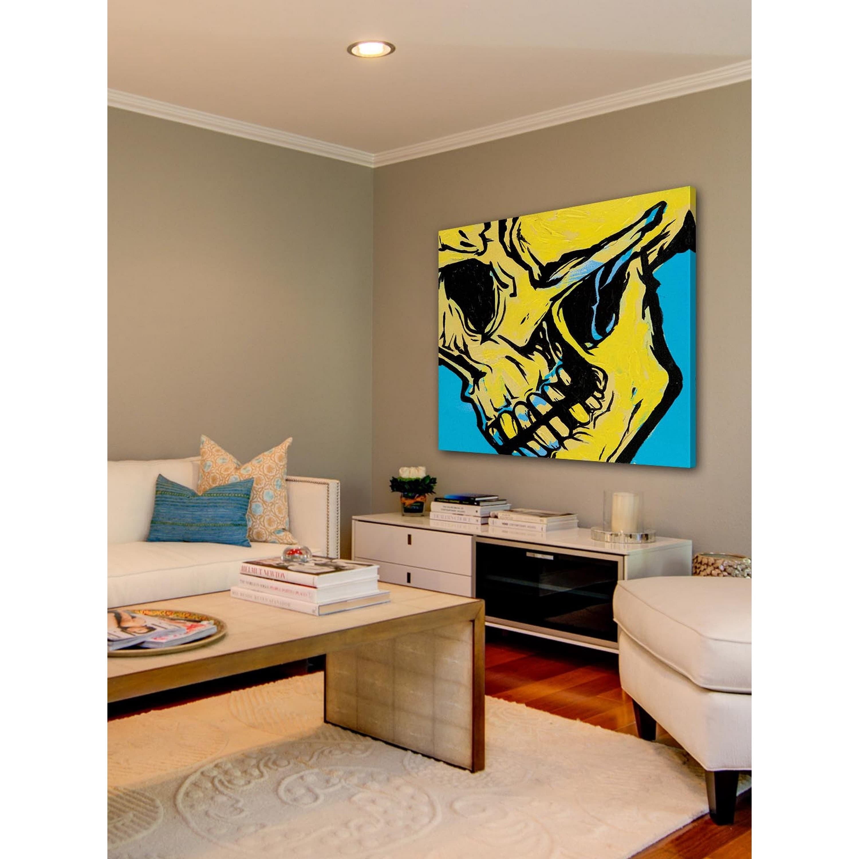 Marmont Hill "Skull 1" Print on Canvas