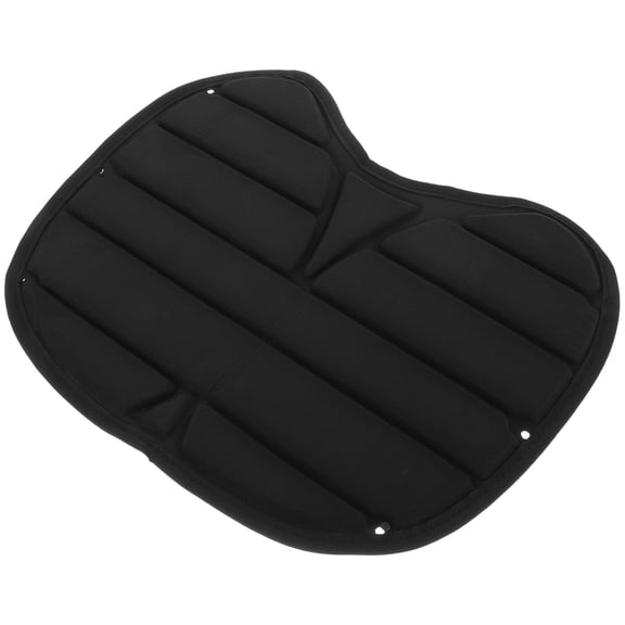 MELIVO Comfortable Padded On Kayak Seat Cushion Lightweight Paddling Pad for Kayak Canoe Fishing Boat (Black)