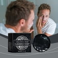 thumbnail image 1 of Volcanic Mud Body Wash Cleaning Soap Face Soap Natural Volcanic Mud Soap Volcanic Mud Cleaning Soap Black Soap Bar For Men Women Teens Facical And Body Wash 60g, 1 of 5