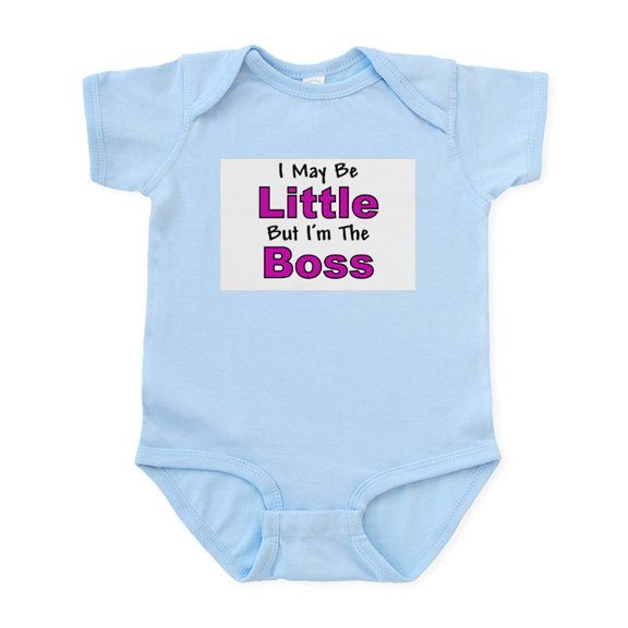 CafePress - I'm The Boss Pink Infant Bodysuit - Baby Light Bodysuit, Size Newborn - 24 Months