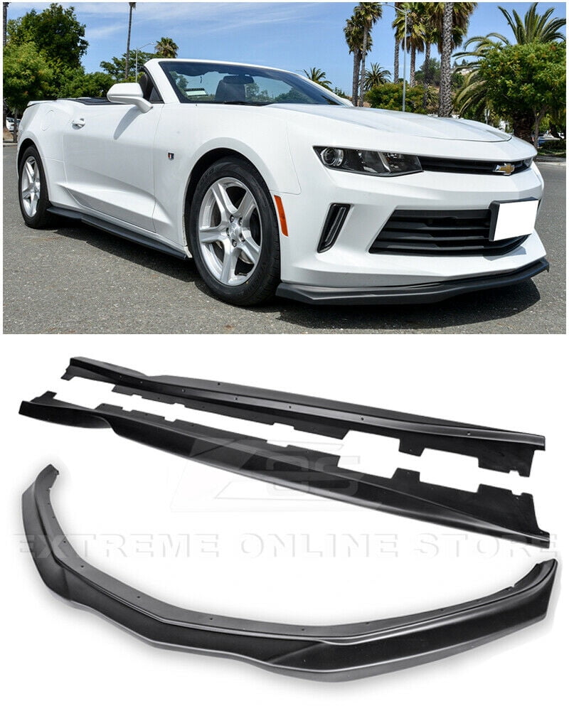 Black Stainless Billet Grill Insert – 2016-2018 Chevy Camaro LT Lower Bumper – Grilleworld N19-H76366C