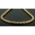 thumbnail image 5 of 3.5mm 14k Yellow Gold Plated Twisted Rope Chain Necklace, 20 inches, 5 of 7