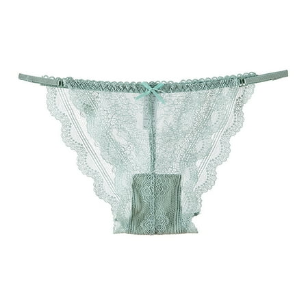 

aiyuq.u women lace panties underwear with cute bow midnight lingerie briefs