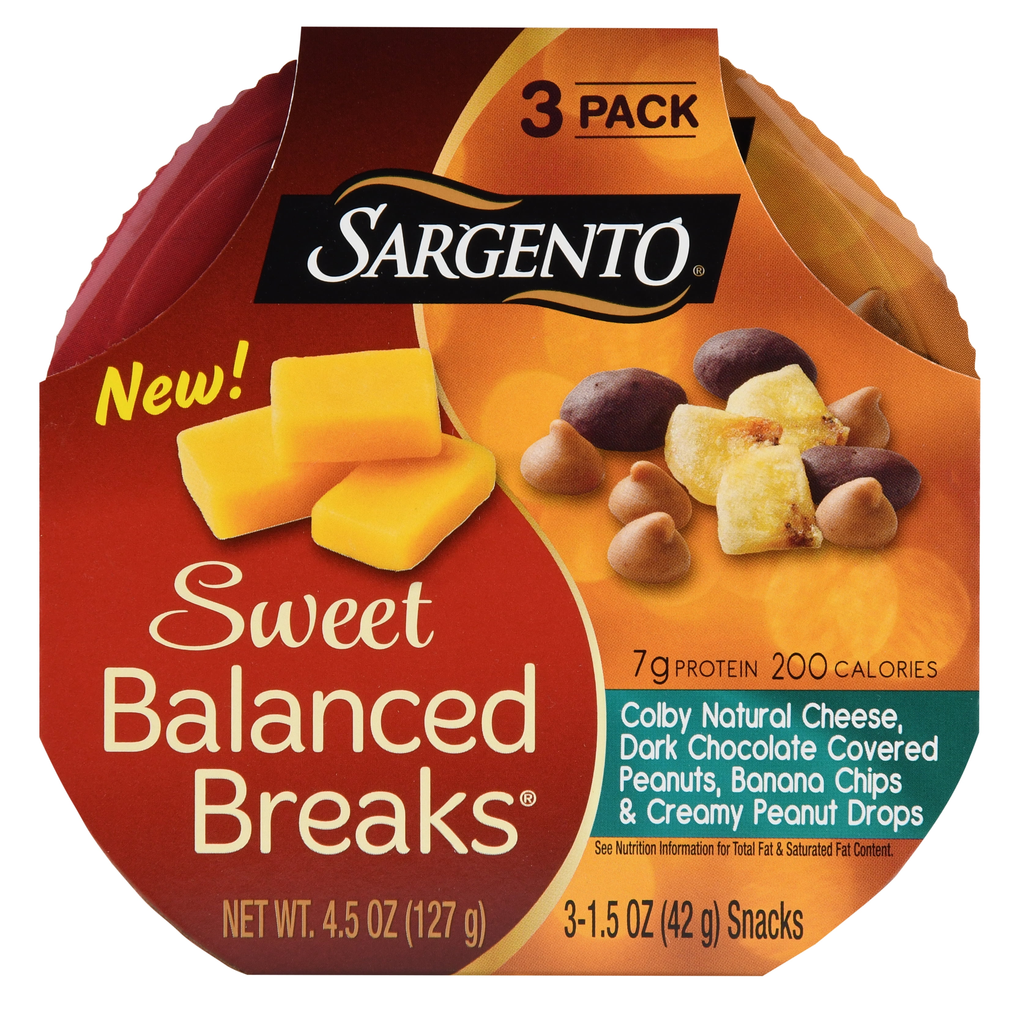 Sargento Sweet Balanced Breaks, Colby Natural Cheese, Dark Chocolate