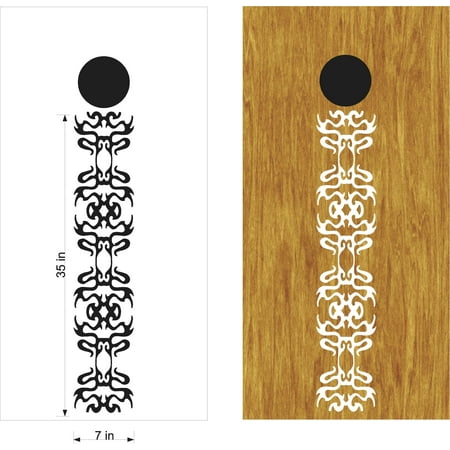 Lines Tribal Cornhole Decals Stickers Bean Bag Toss 05