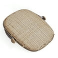 thumbnail image 5 of 13 inch Covered Rectangular Bamboo Serving Food Tent Basket, 5 of 5