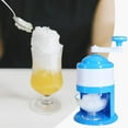 thumbnail image 5 of Aodebiao Manual Shaved Ice Shaver, Portable Snow Cone Maker Machine with Ice-Trays, Small Hand Operated Crank Slushy-Maker Machine, Ice Crusher for Snow Cones, for Outdoor Picnics, 5 of 9