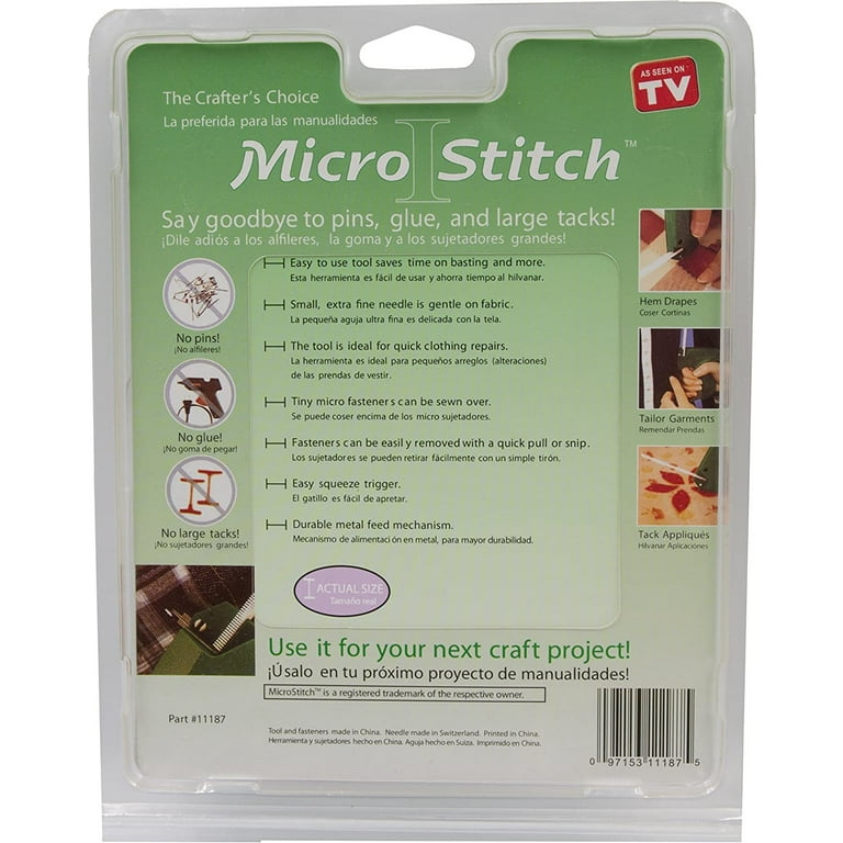 Get yourself a micro stitch! And use it wherever you would use a safet