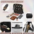 thumbnail image 6 of HELLHERO Galaxy Butterfly Print Satchel Bag, Fashion Women's Shoulder Purse PU Leather Waterproof Sling Bag for Travel Travel Use, 6 of 7