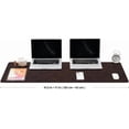 thumbnail image 3 of Distressed Leather Desk Mat - Non-Slip PU Desk Pad for Office and Home - Desk Organization and Accessories - Ideal for Large Mouse Pad and Desk Mats on Top of Desks(Espresso,47.2"x 17"), 3 of 8