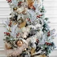 thumbnail image 5 of Artificial Winter Greenery Floral Stem, Pine Branch Arrangement, 1 Count, 19.3 Inch , White Holiday Centerpiece, Indoor Outdoor Decor, 5 of 5