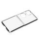 thumbnail image 2 of Funda protectora plegable para teléfono móvil, cubierta de PC galvanizada para Huawei P50 Pocket, color plateado, 2 of 14