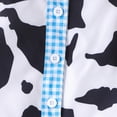 thumbnail image 6 of Paguaki Toddler Girl Denim Western Outfit Baby Cowgirl Clothes Ruffle Cow Print Shirt Button Down Tops Belted Jeans Skirts, 6 of 8