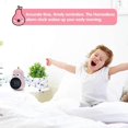 thumbnail image 2 of Kids Luminous Alarm Clock Cute Bulb Alarm Clock Creative Bedside Lamp Programmable Night Light Snooze Wake Up Alarm Clock for Girls Boys School Childr, 2 of 4