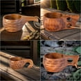 thumbnail image 4 of Handcrafted Acacia Wood Camping Cup 240ml, Portable Reusable Drinking Mug for Coffee Tea & Outdoor Adventures, 4 of 4