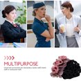 thumbnail image 4 of 2 Pcs Couvre-Chignon pour Femmes Accessoires Cheveux Filet de Chignon Barrettes, 4 of 9