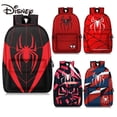 thumbnail image 2 of Mochila escolar de personajes de dibujos animados de Los Vengadores de Disney para niños, mochila escolar de Anime, mochila reductora de carga con impresión 3D de poliéster Fivean  unisex, 2 of 2