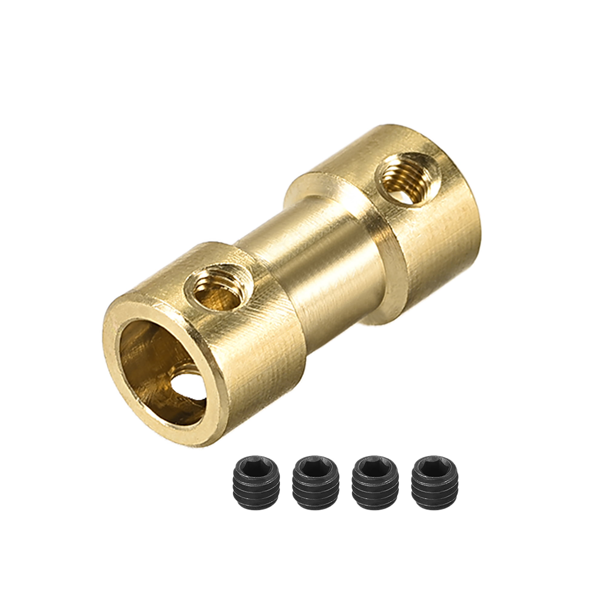 Compression 6mm Brass Straight Coupler Coupling Connector Copper Fitting new 