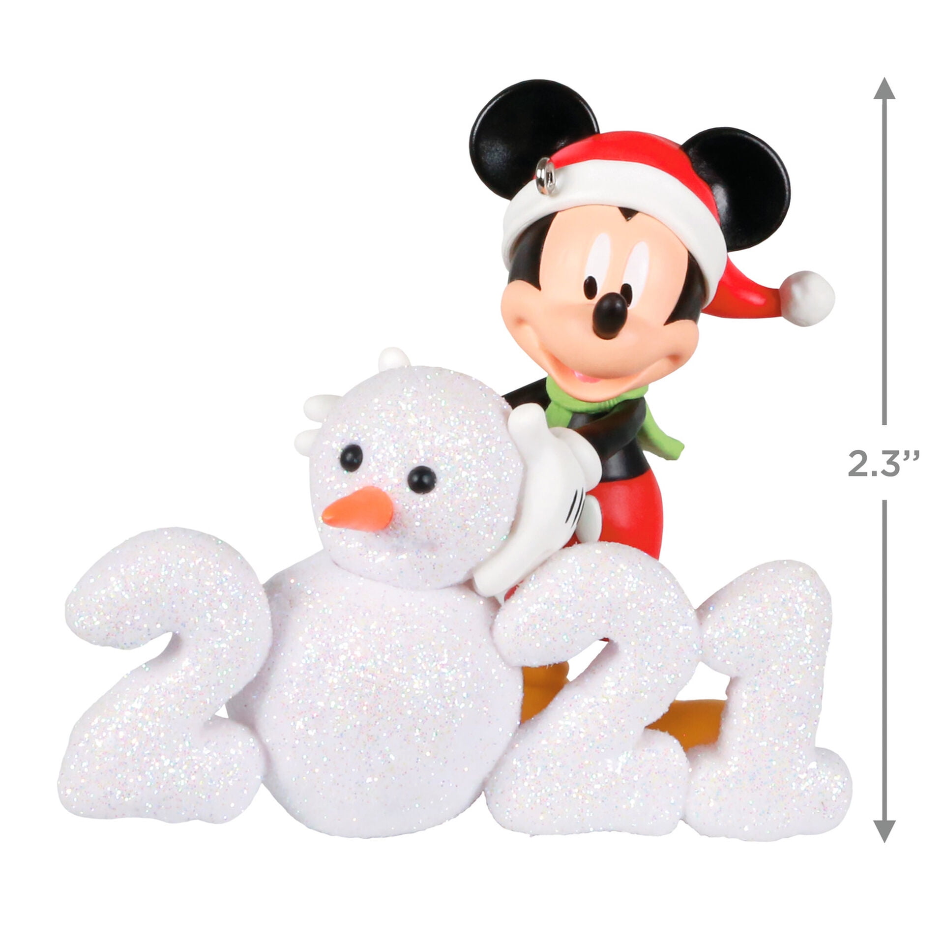 Hallmark Disney Mickey Icon 2021 Christmas Ornament Multicolor 