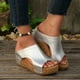 thumbnail image 2 of MKLEKYY Sandalias Flexibles de Cuña para Mujer, Sandalias de Plataforma Con Cuña y Punta Abierta, Zapatos Informales Elegantes de Verano para Mujer, 2 of 5