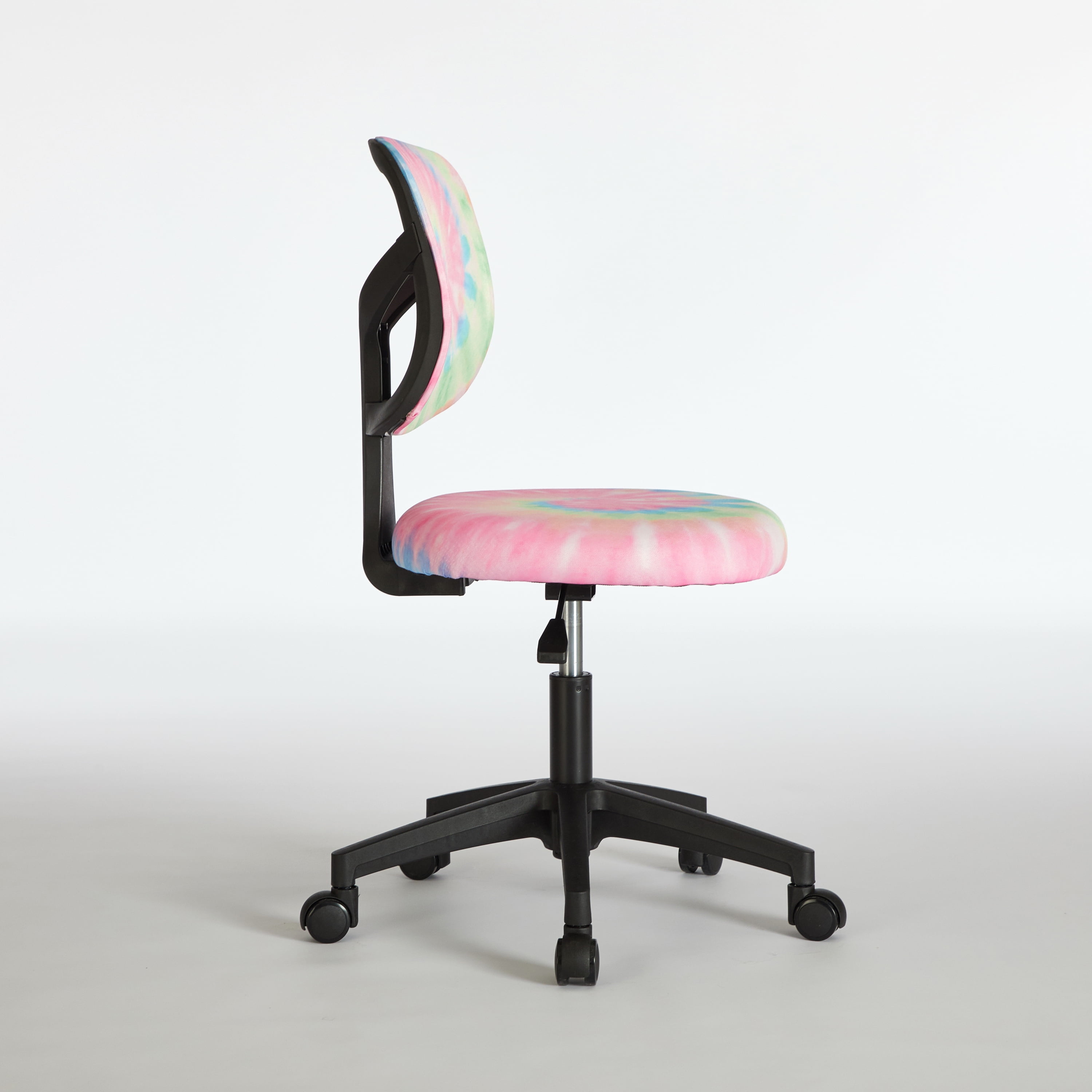 Room Revival Swivel Mesh Task Office Chair, Rainbow Tie Dye Pink