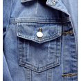 thumbnail image 4 of Women's Bride Casual Jean Jacket Distressed Ripped Denim Jacket Coat With Pockets, 4 of 5