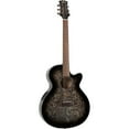 thumbnail image 3 of Mitchell MX430QAB Exotic Series Acoustic-Electric Guitar Midnight Black Edge Burst, 3 of 4