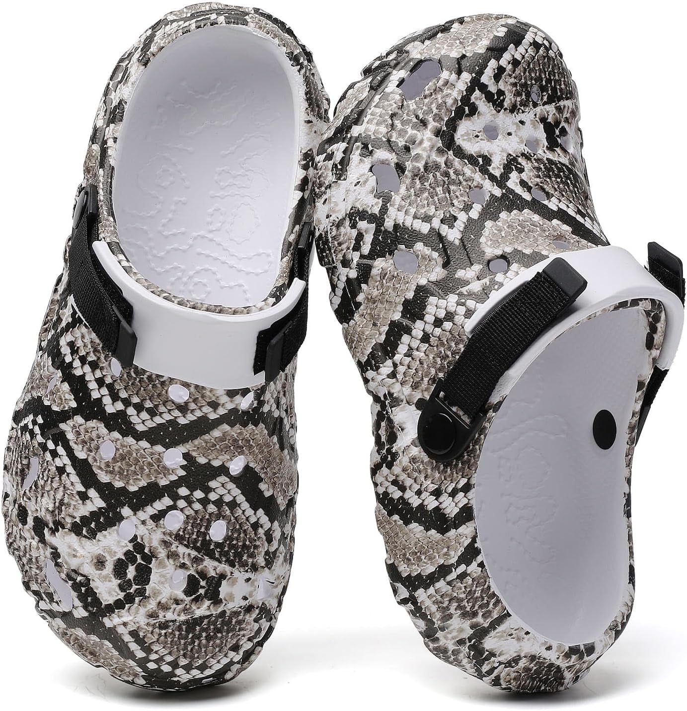 Crocs Shoes Crocs Snakeskin Clogs Men's Women's Clogs Slip On