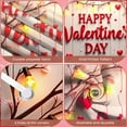 thumbnail image 3 of Red Theme Valentine's Banner Heart Shape Love Display Rose Decor Romantic  Heart Backdrop for Valentine's Party Romantic Date Anniversary Celebration, 3 of 8