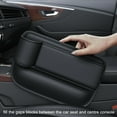 thumbnail image 3 of Acouto Car  Gaps Organizer, PU Leather Front Multifunctional  Console Side Storage Box Pocket Car  Gaps Filler, 3 of 8