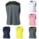 thumbnail image 4 of Blusa deportiva para mujer: diseño holgado, transpirable y sin mangas, ideal para yoga y running, talla 2XL en azul marino., 4 of 6