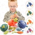 thumbnail image 4 of Gallickan Dinosaur Eggs Toys,Dinosaur Toys for Kids 3-5,Dinosaurs Construction Building Toys,Dinosaurs Toys for Christmas Gift,Wine, 4 of 6