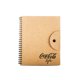 thumbnail image 1 of Libreta ecológica de cartón con espiral, incluye cuatro lineas de banderas adhesivas y dos blocks de notas rectangular y cuadrado, sobre ranura porta tarjetas, 80 hojas rayadas y bolígrafo ecológico d, 1 of 1