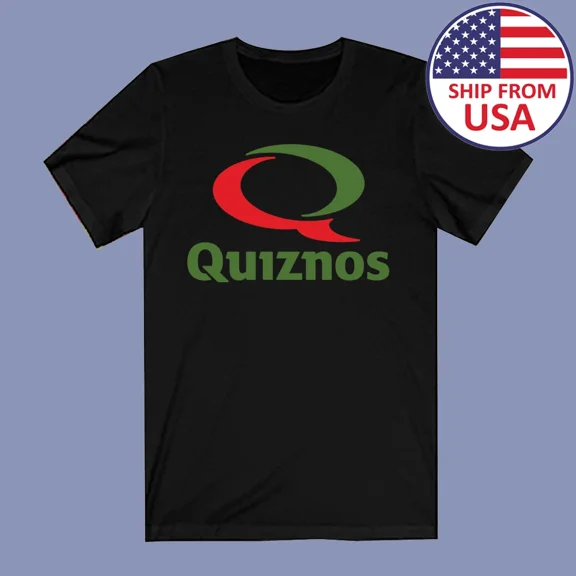 RARE Quiznos Men's Black Size S to 3XL