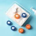 thumbnail image 2 of Atrapapelos para lavadora TANGJMXG 20 piezas bolas para quitar pelusas azul naranja, 2 of 5