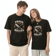 thumbnail image 2 of Proud To Be Native American Arrow Cool Graphic Tee for Men and Women, Witty Road Trip Cotton Short Sleeves T-Shirt, 2 of 6
