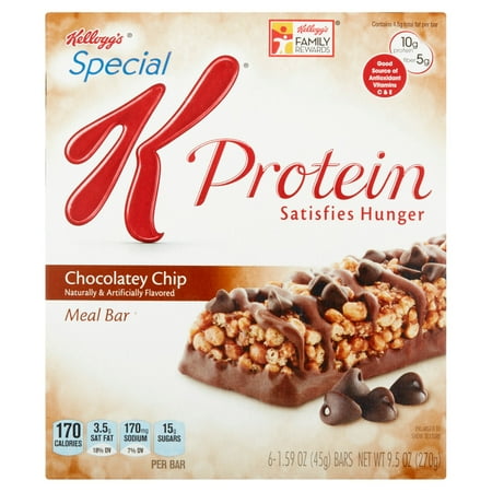Kellogg S Special K Chocolate Chip Bars Kellogg S Special K Chocolate Chip Bars