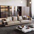 thumbnail image 2 of Luxury Modern Living Room Sofas Furniture Bed Family Living Room Sofas Sectional Leather Europe Confort Nordic Chaises Sofa Bed My Lux Decor Round, 2 of 25