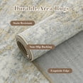thumbnail image 6 of SIXHOME 9'x12' Washable Non-Slip Area Rug, Modern Abstract Light Tan Rugs, Ultra-Soft Indoor Farmhouse Carpet for Living Room, Bedroom, Dining Room, 6 of 9