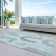 thumbnail image 6 of Addison Rugs Chantille Indoor/Outdoor Transitional Geometric Mint Washable Rectangle Rug, 9' x 12', 6 of 6