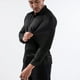 thumbnail image 1 of pstuiky camisa de manga larga para hombre, Camisa informal de manga larga con botones y elástico para hombre camisetas de hombre m, 1 of 9