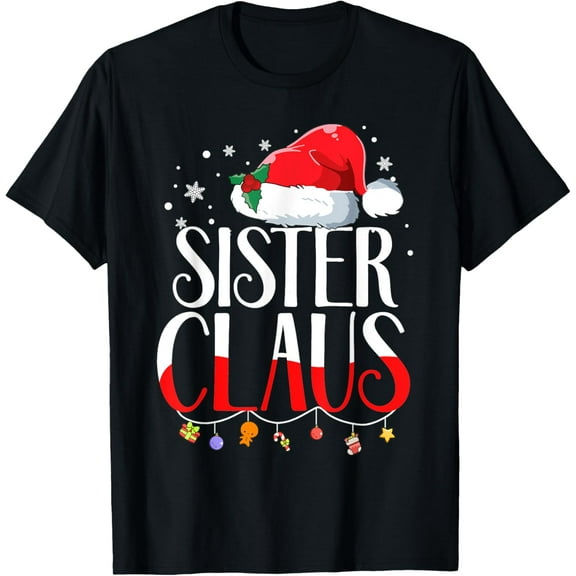 Playful Comfort Tee - Sister Claus Santa Claus Family Christmas Matching T-Shirt