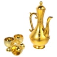 thumbnail image 3 of 1 Set Coupe de Sacrifice Bouddhiste Vintage Rituel Offrant des Tasses à Eau Bouilloires à Vin, 3 of 8