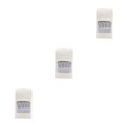 thumbnail image 2 of Guardurnaity 1 Juego de prensa de punta francesa en las uñas extensión de Color sólido brillo Extra largo Artificial cubierta completa Kit de H33-plata pegamento, gelatina 3Conjunto, 2 of 6