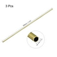 thumbnail image 2 of Uxcell Brass Tubing Seamless Straight Pipe Tubes 3mm x 0.25mm x 300mm, 2 of 5