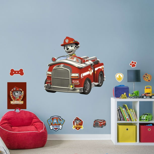 Fathead Marshall Fire Truck Giant Officially Licensed PAW Patrol