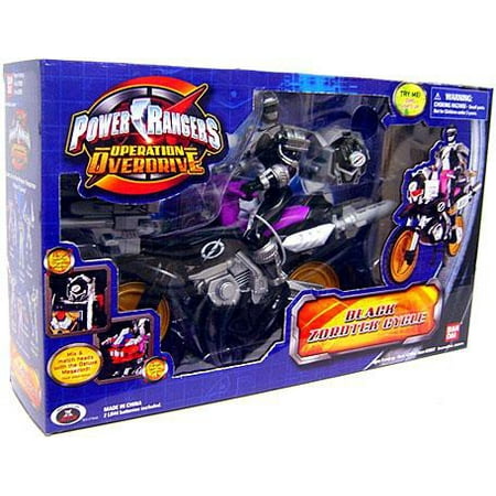 Power Rangers Operation Overdrive Black Zordtek Cycle Action Figure