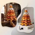 thumbnail image 7 of Halloween Quilted Fabric Tree for Tabletop Decor, Candy Corn Style Layered Patchwork Ornament for Indoor Home Display, DIY Seasonal Craft Kit, 11.8 Inch, 7 of 7
