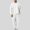 White, variant on Wavsuf Men's Sweatsuits Set 2 piece Jogger Set for Men New Shirt Sweatshirt and Sweatpants Gray Size M